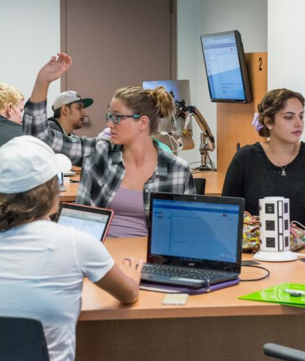 Students in Smart Classroom
