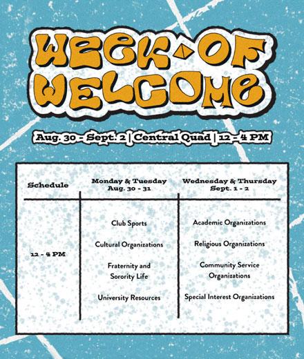 Week of Welcome Fall 2021