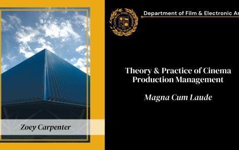 Zoey Carpenter: Theory & Practice of Cinema, Production Management