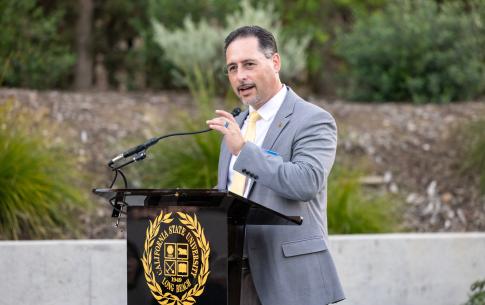 A man at a podium speaking