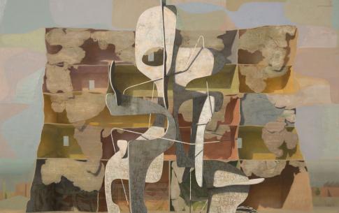 Trixter, oil on canvas, 60x96”, 2015