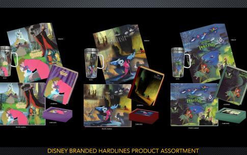 Dennis Canon Sample Work - Disney Branded Hardlines Product Assortment