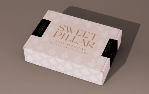 Maece Seirafi Sample Work - Sweet Pillar - Packaging Design