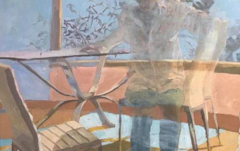 Dreaming of San Pedro#2, Oil on canvas, 48” x 48” 2021