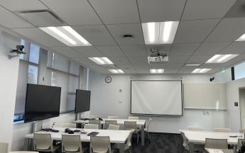 wide view of classroom