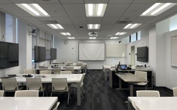 wide view of classroom