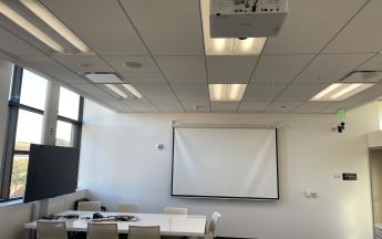 projector, workspace, and whiteboard