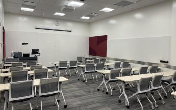 wide view of classroom