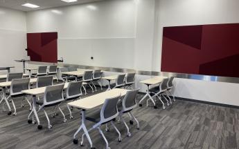 back view of classroom