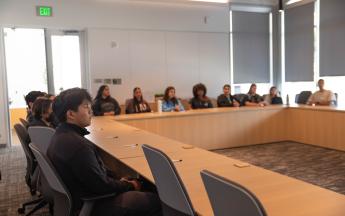 Students at CDC Lunch and Learn