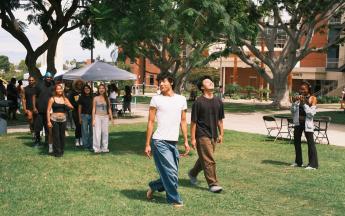 Group of students dancing