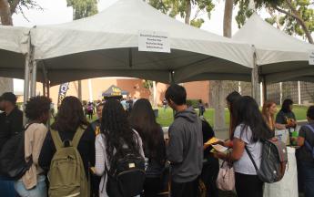 2018 TechDay Beach Scholarships Information Center Exhibit