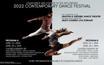 2022 Contemporary Dance Festival: Program A and B Poster