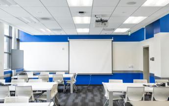 Active Learning Classroom LA2 101 Projection Screen