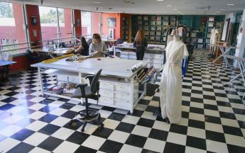 Students create costumes at the Dance Center Costume Shop