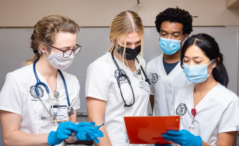 Nursing students at CSULB