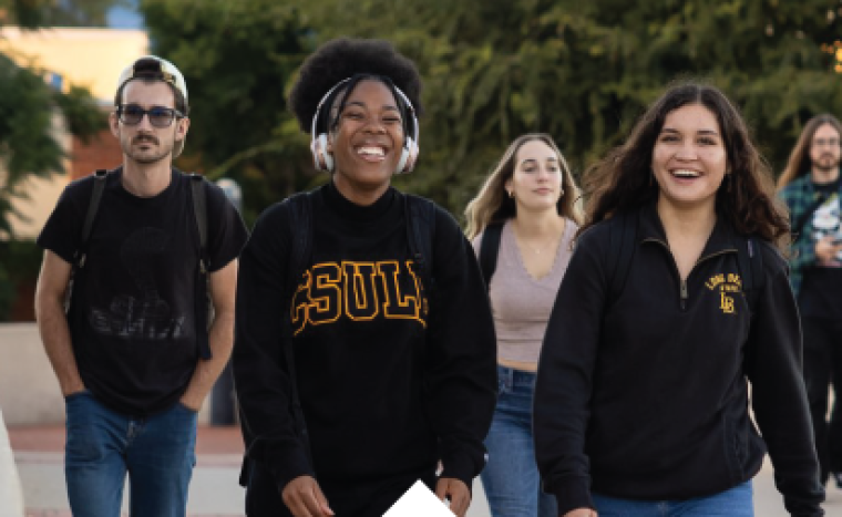 Button Students Walking Admissions