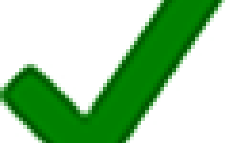 green check