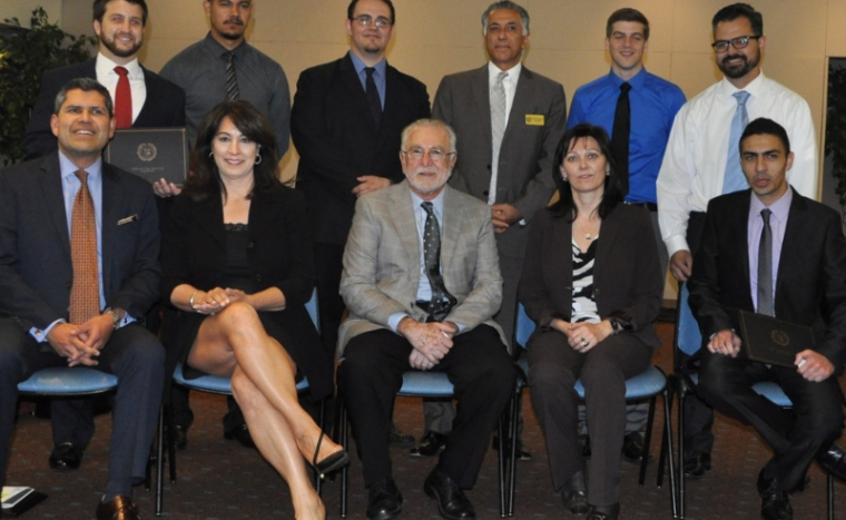 group of people in business outfits