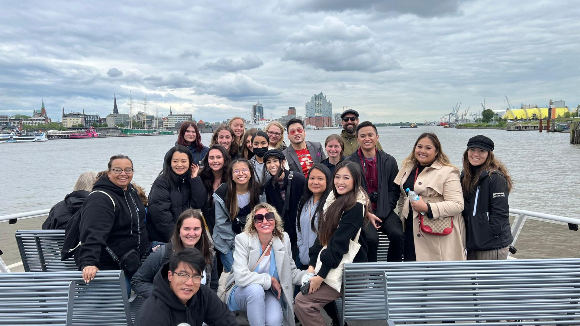 COB IB Ferry Ride with Students in Germany