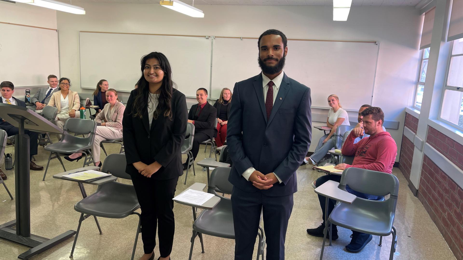 Muskan Jawanda at Moot Court