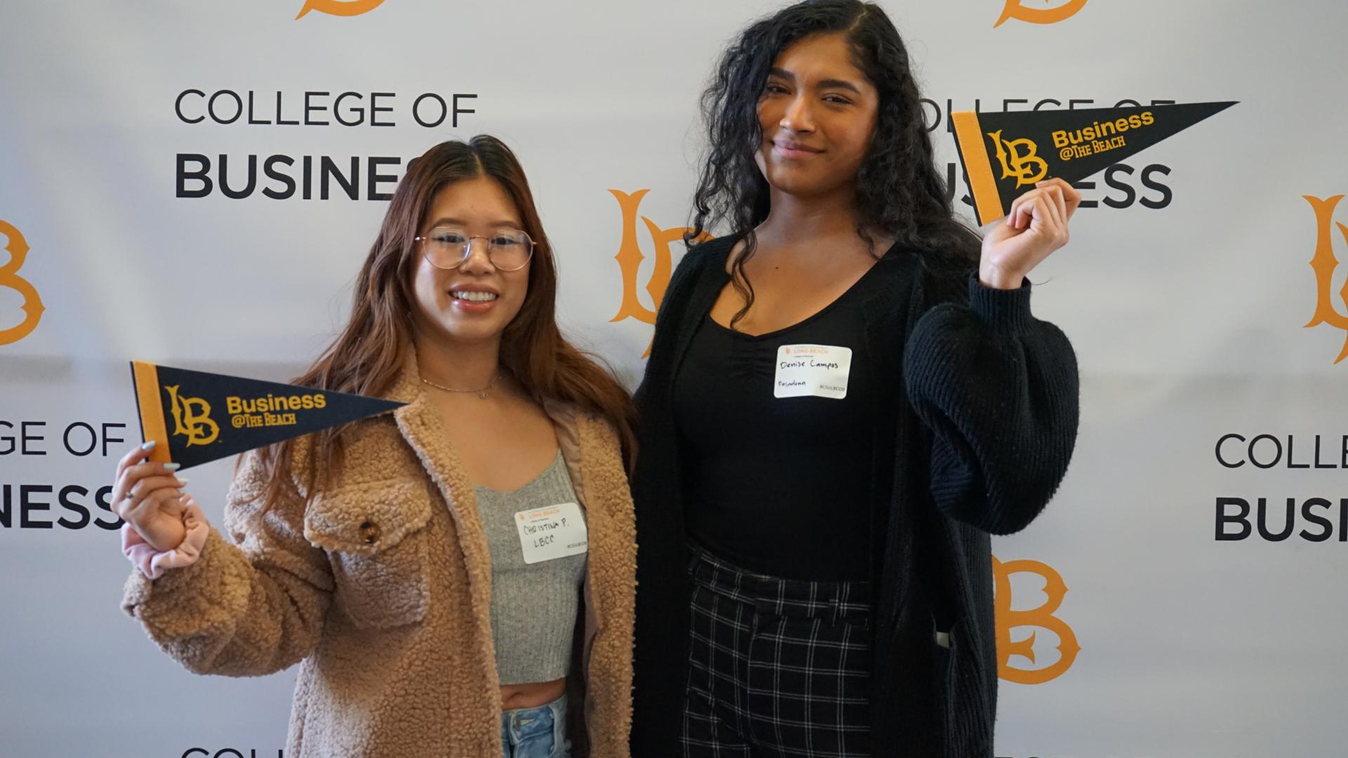 Two students enjoying COB day 2023