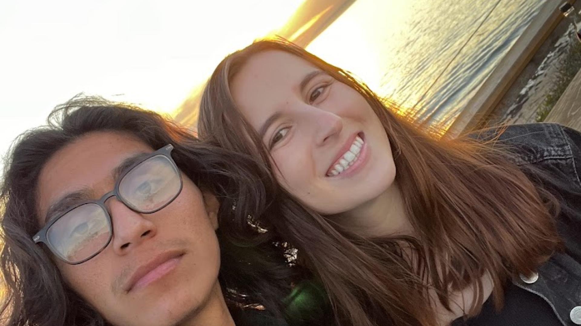 Brooke and boyfriend Antonio at the beach