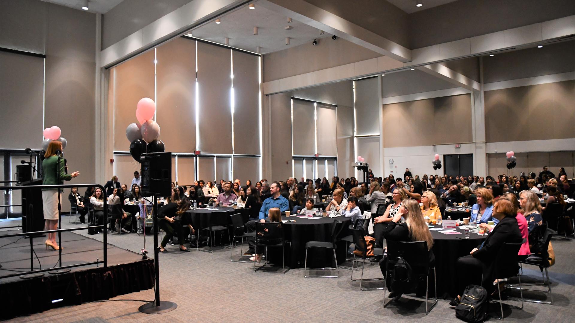 Full conference hall at Women in Engineering