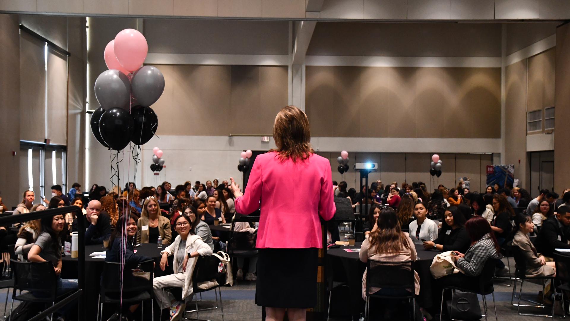 Speech during Women in Engineering Conference