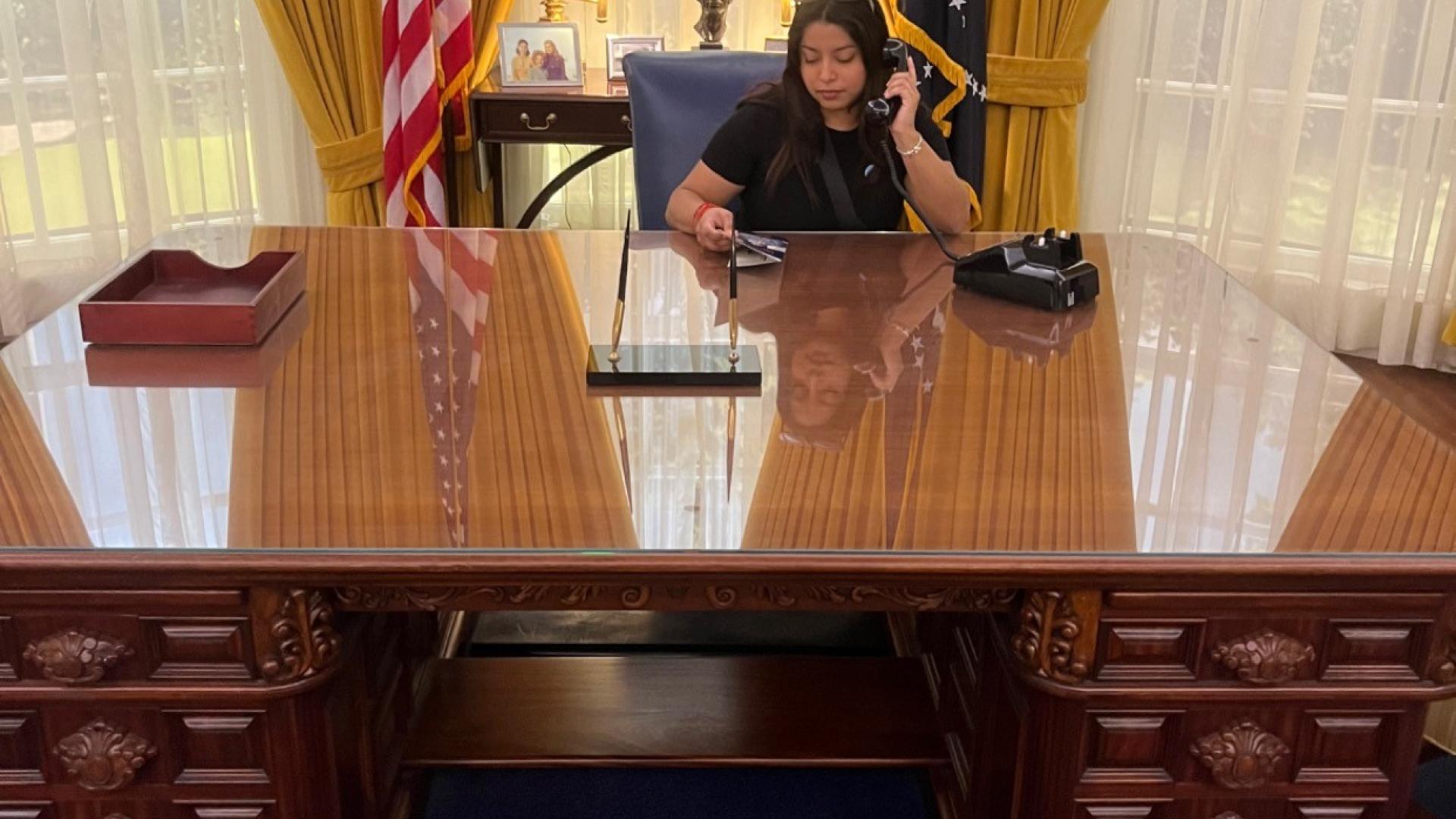 Lupe Romero oval office