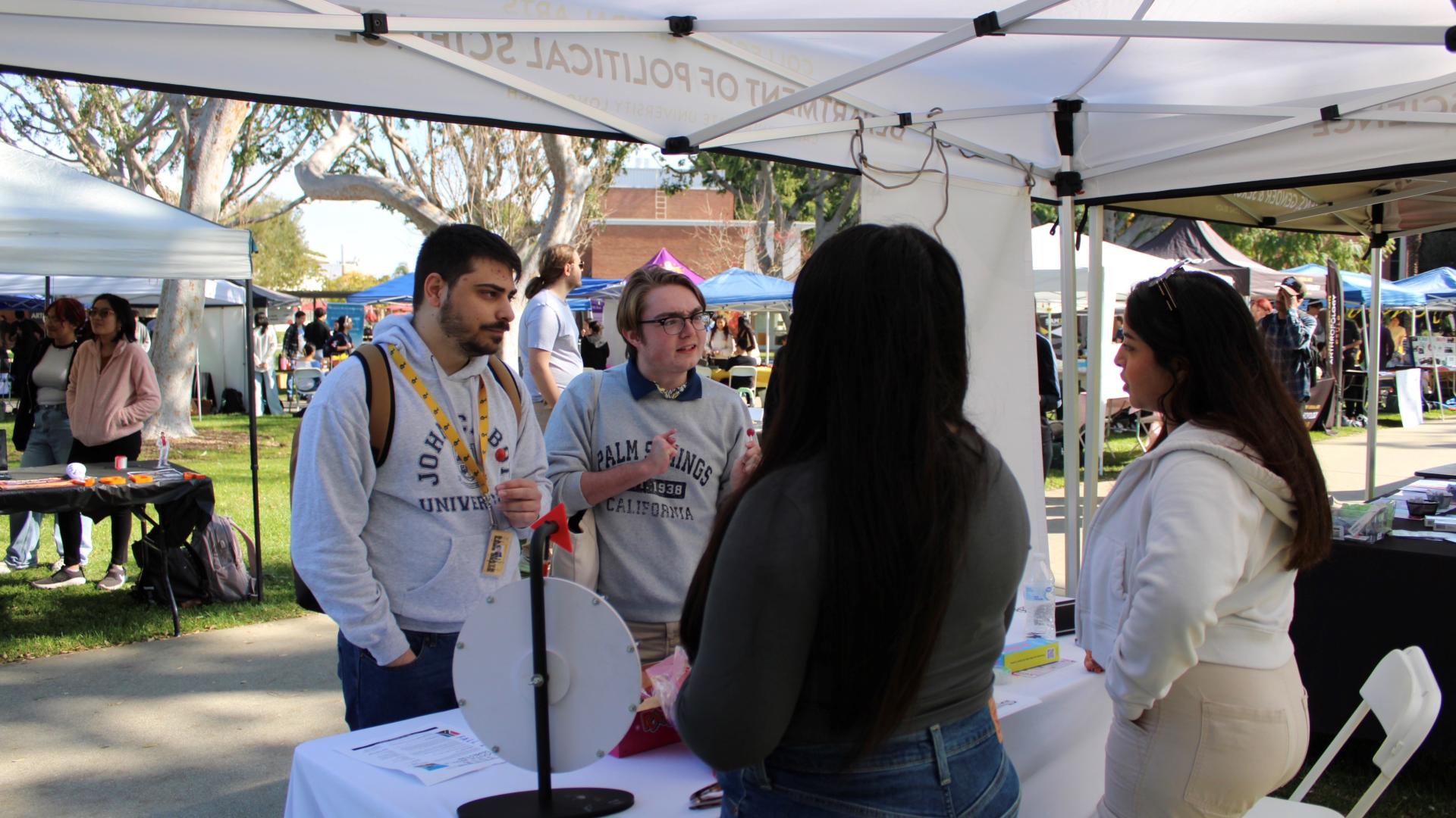 Lupe Romero tabling