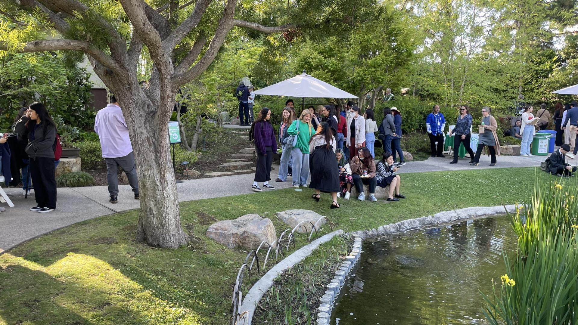 CSULB Japanese Gardens Green Generation Showcase Crowd