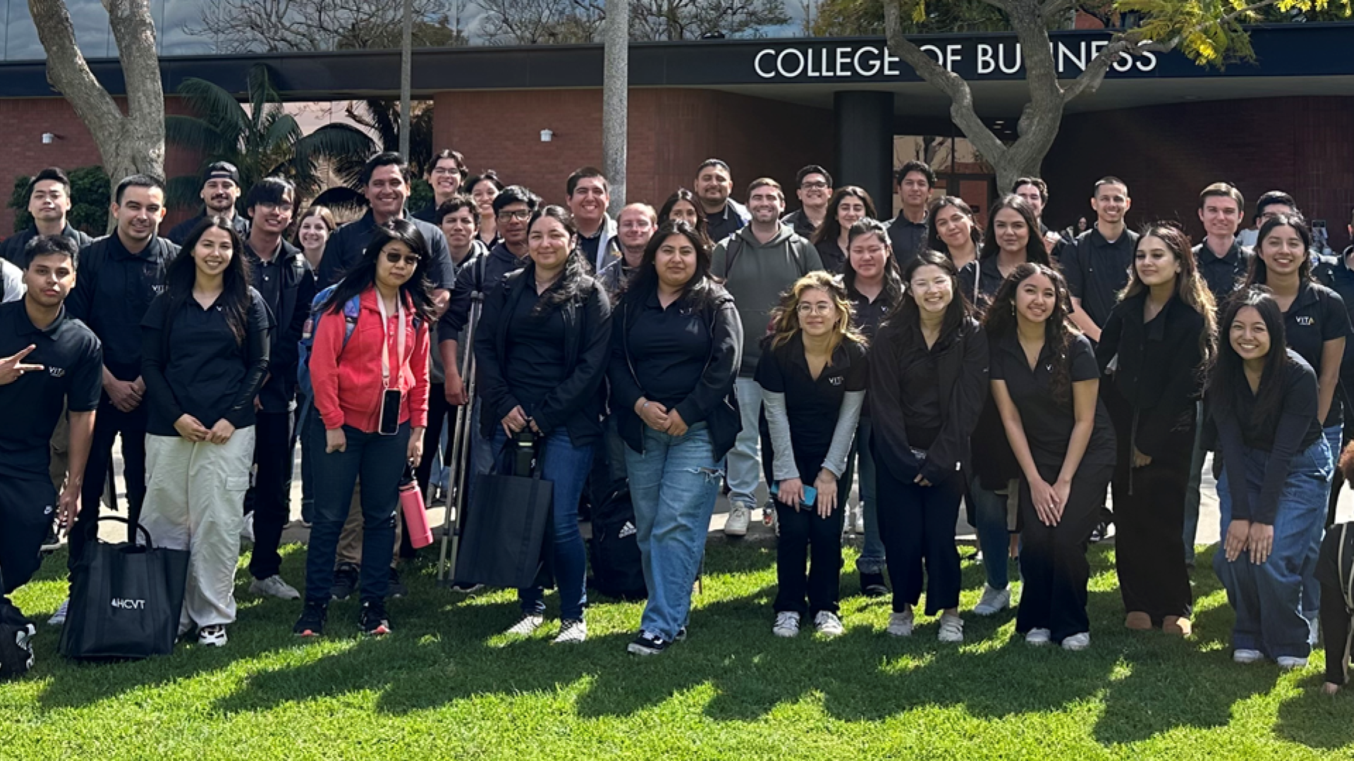 Students at COB building Accounting VITA 2024