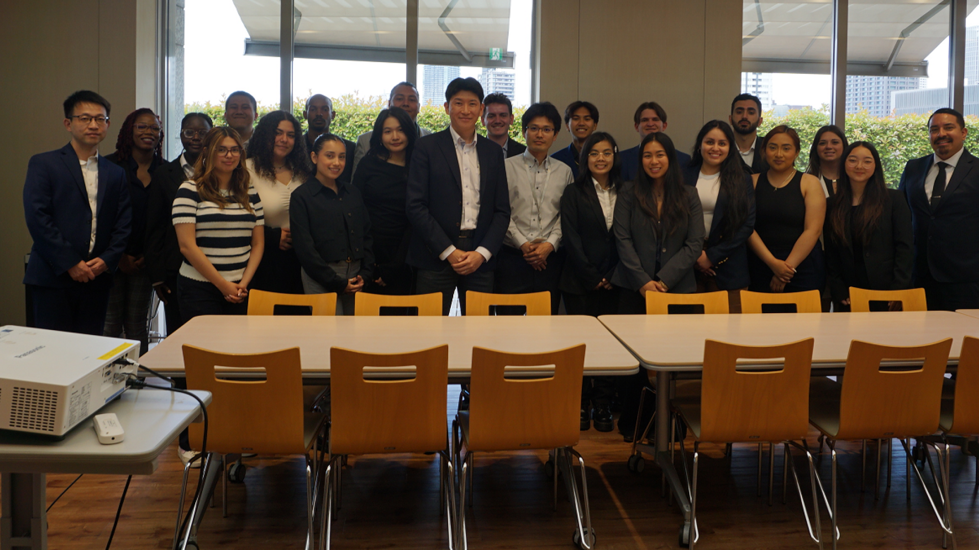 Short Term COB IB Japan Study Abroad 2024 group in class