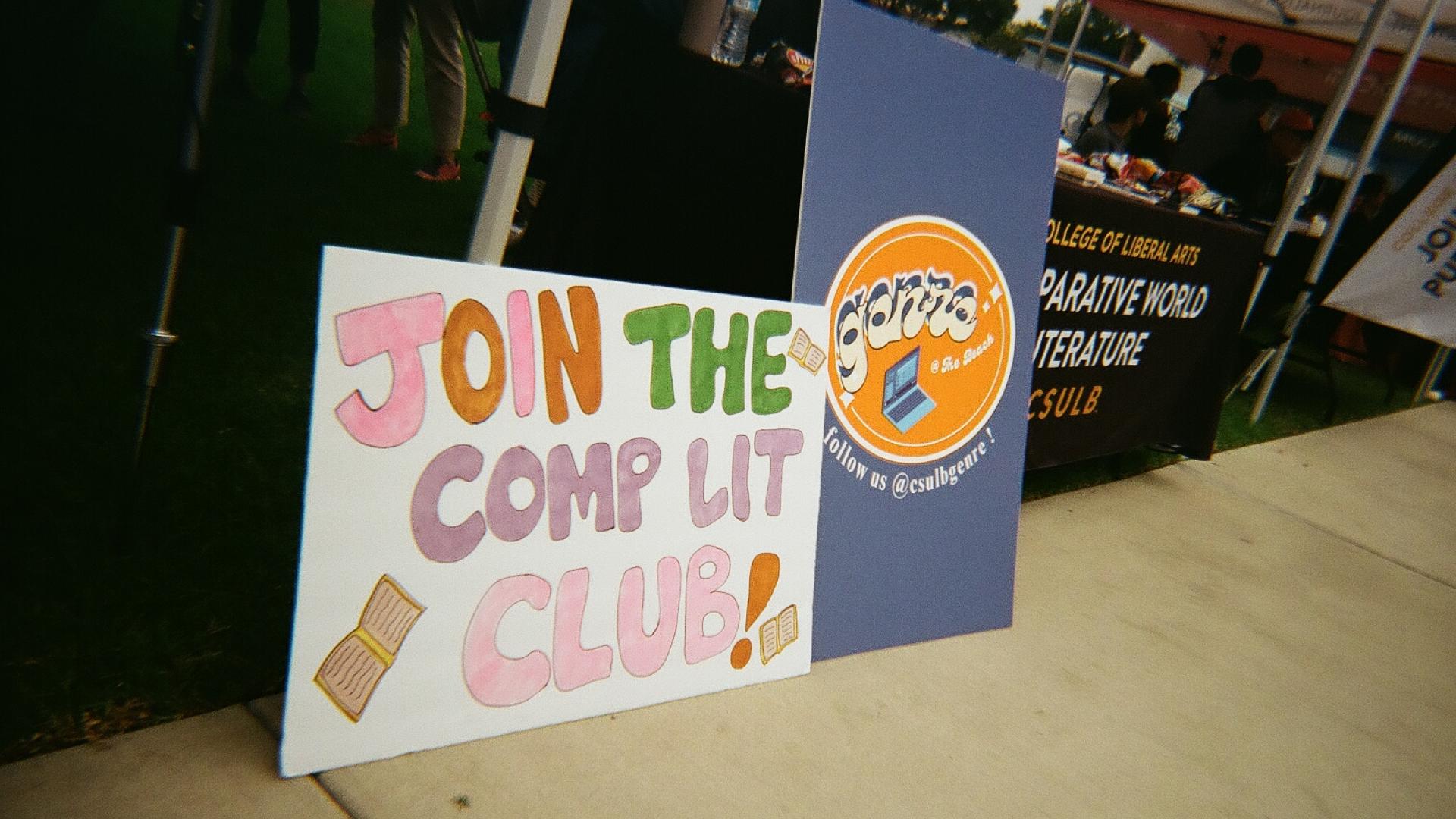 two posters advertising the club and genre