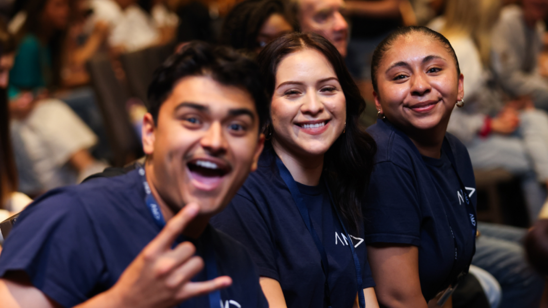 AMA ICC 2025 Fun three students at convention