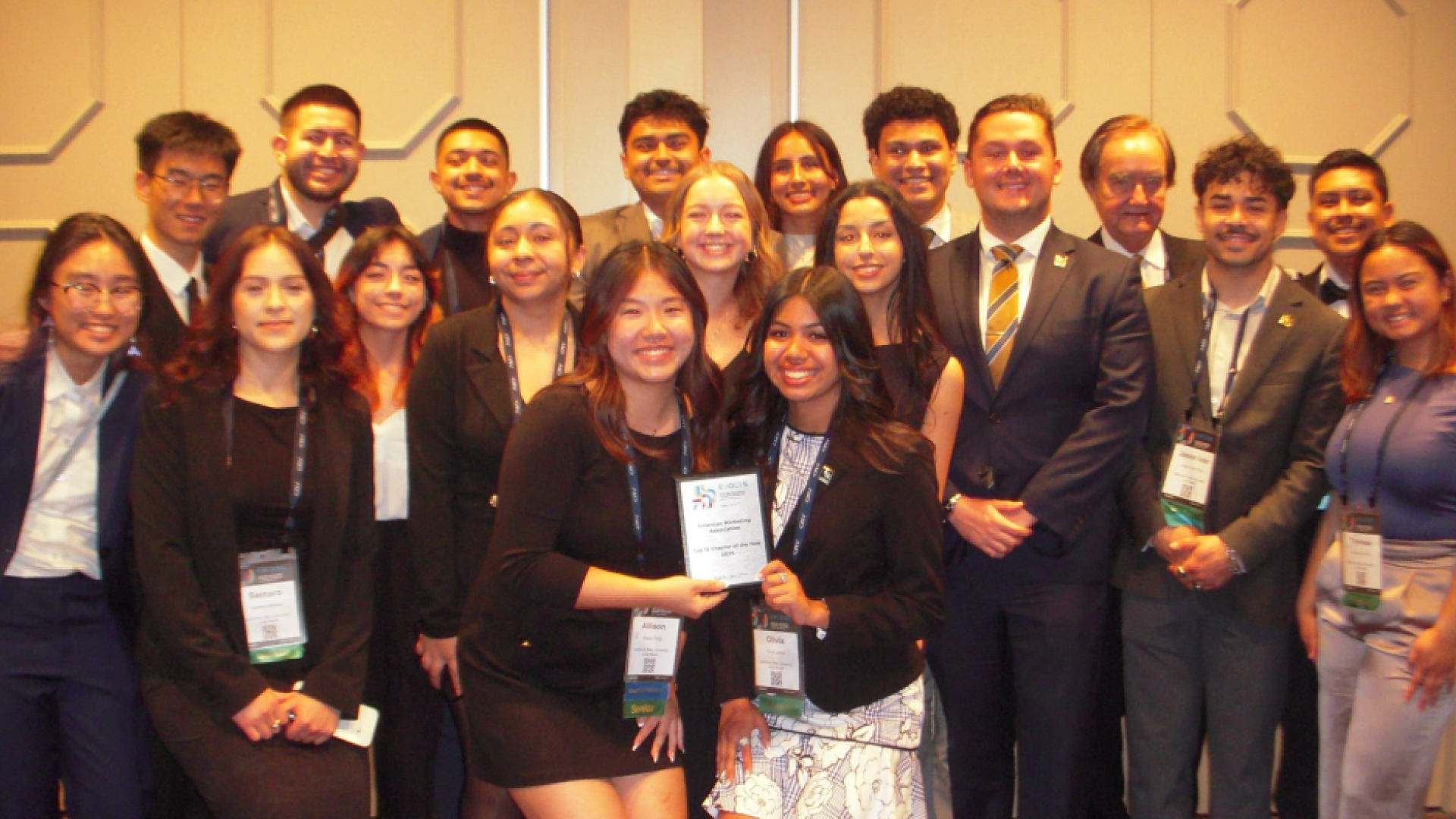 AMA ICC 2025 Full Team at Convention with Award