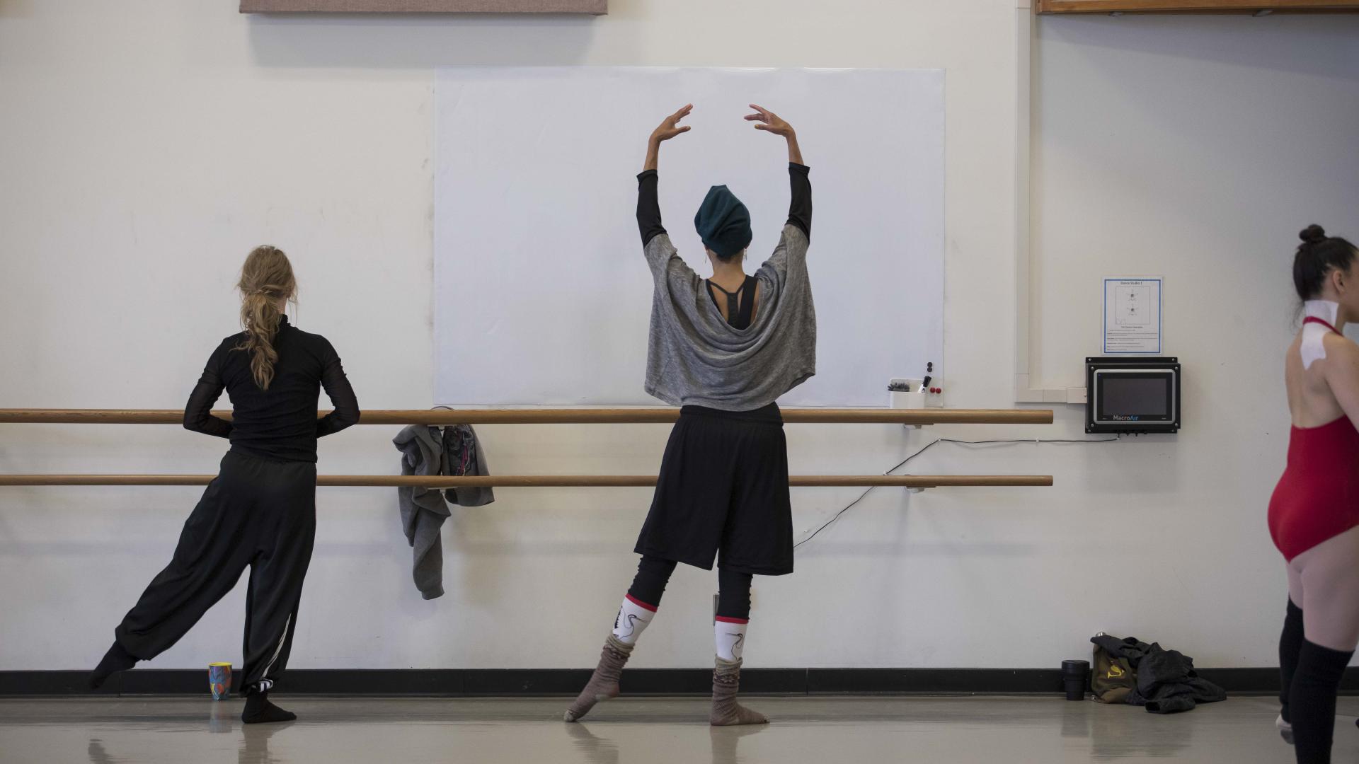 Students dance in a Dance Center Studio