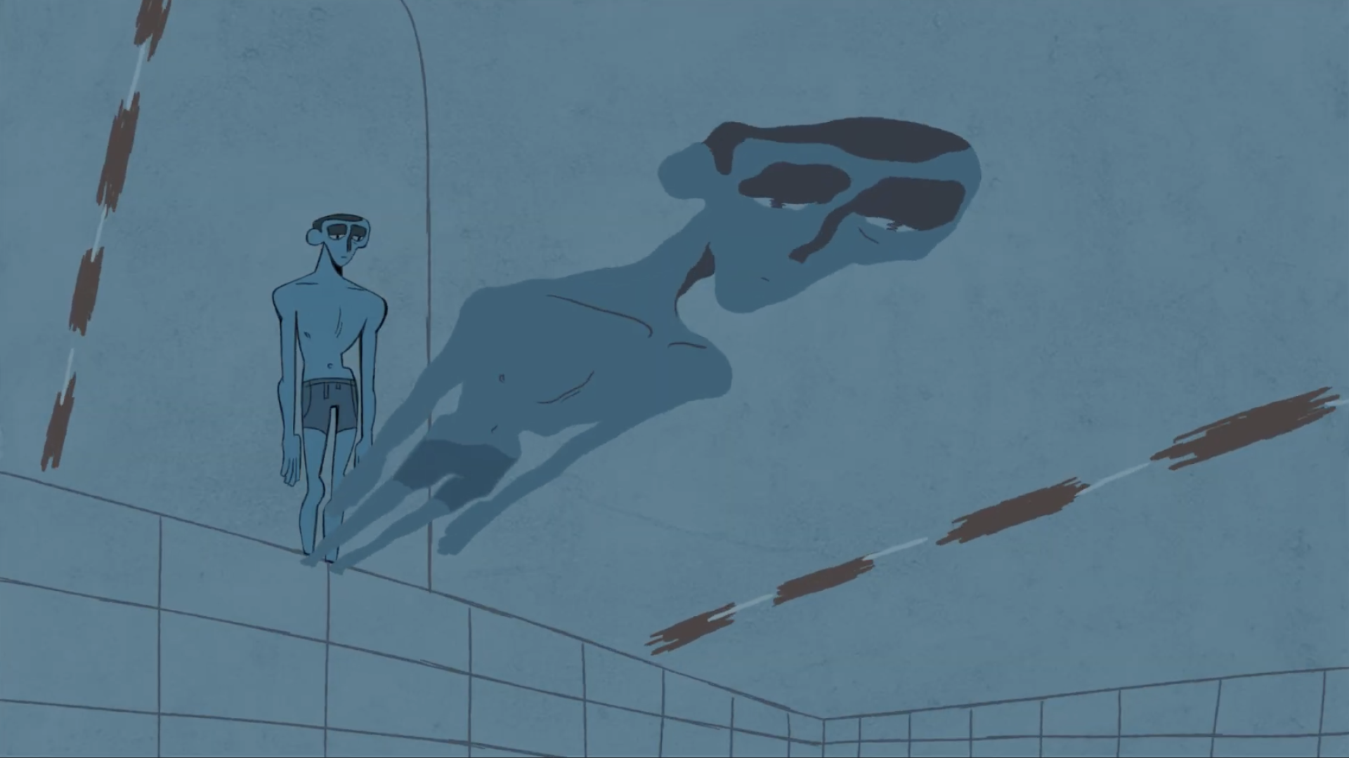 Still from Chau Tran's film "Endorphins"