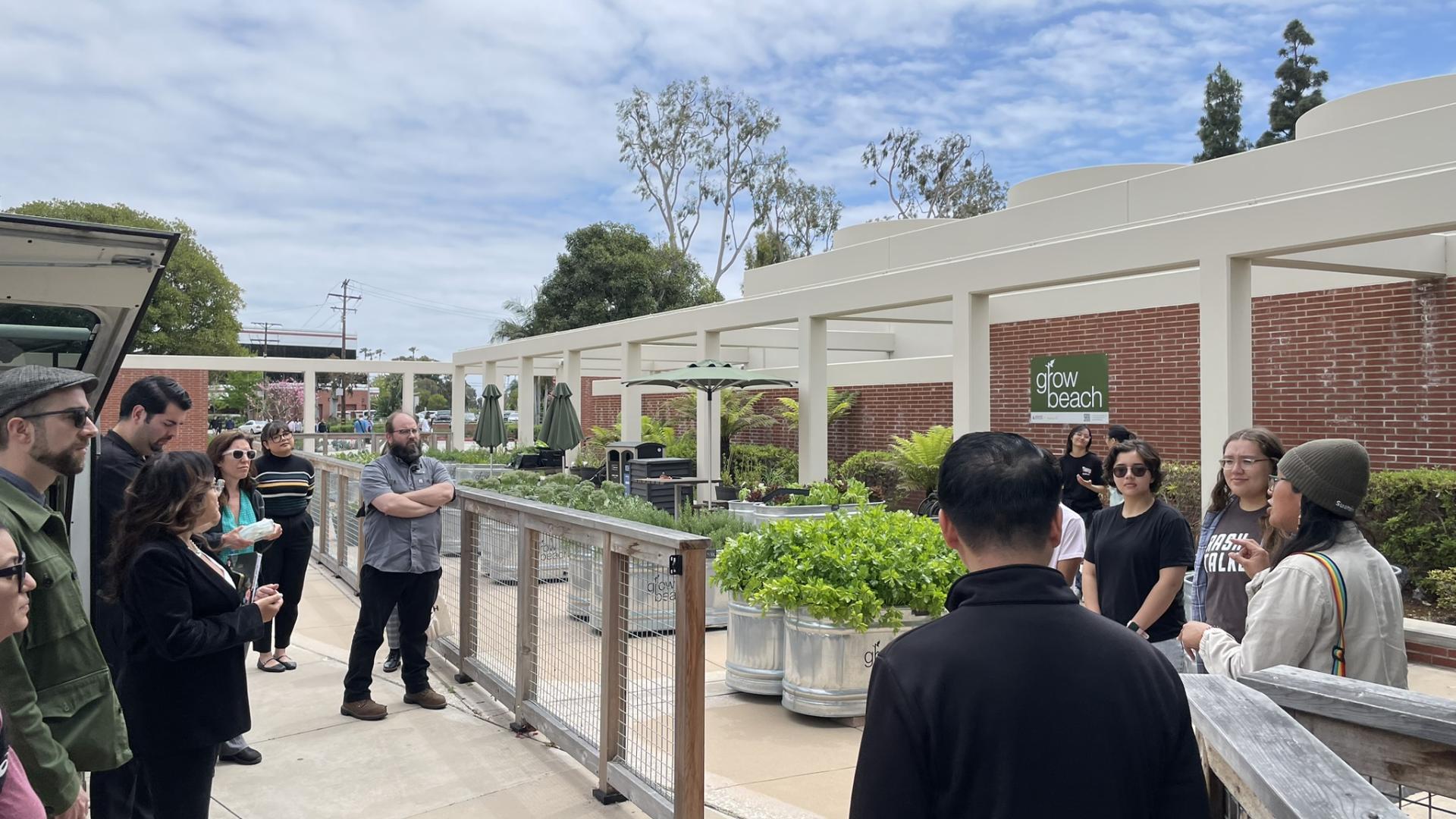 Sustainability Champions at the Grow Beach Garden