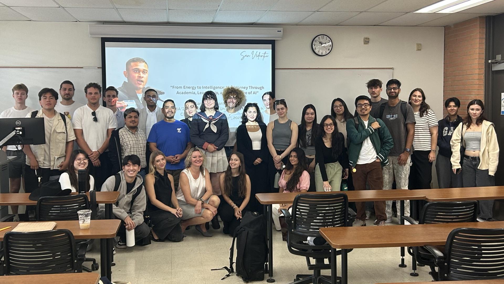 HAW Hamburg and CSULB students  in a classroom 2025