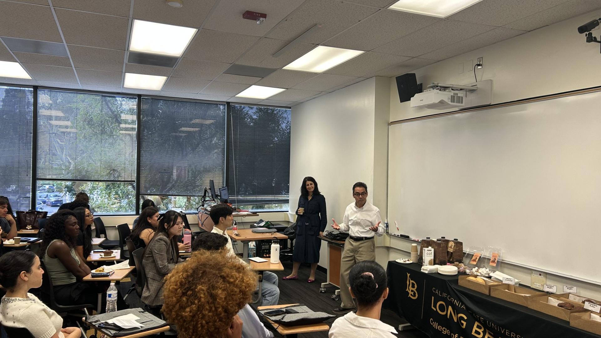 HAW Hamburg and CSULB students  taking a class 2025