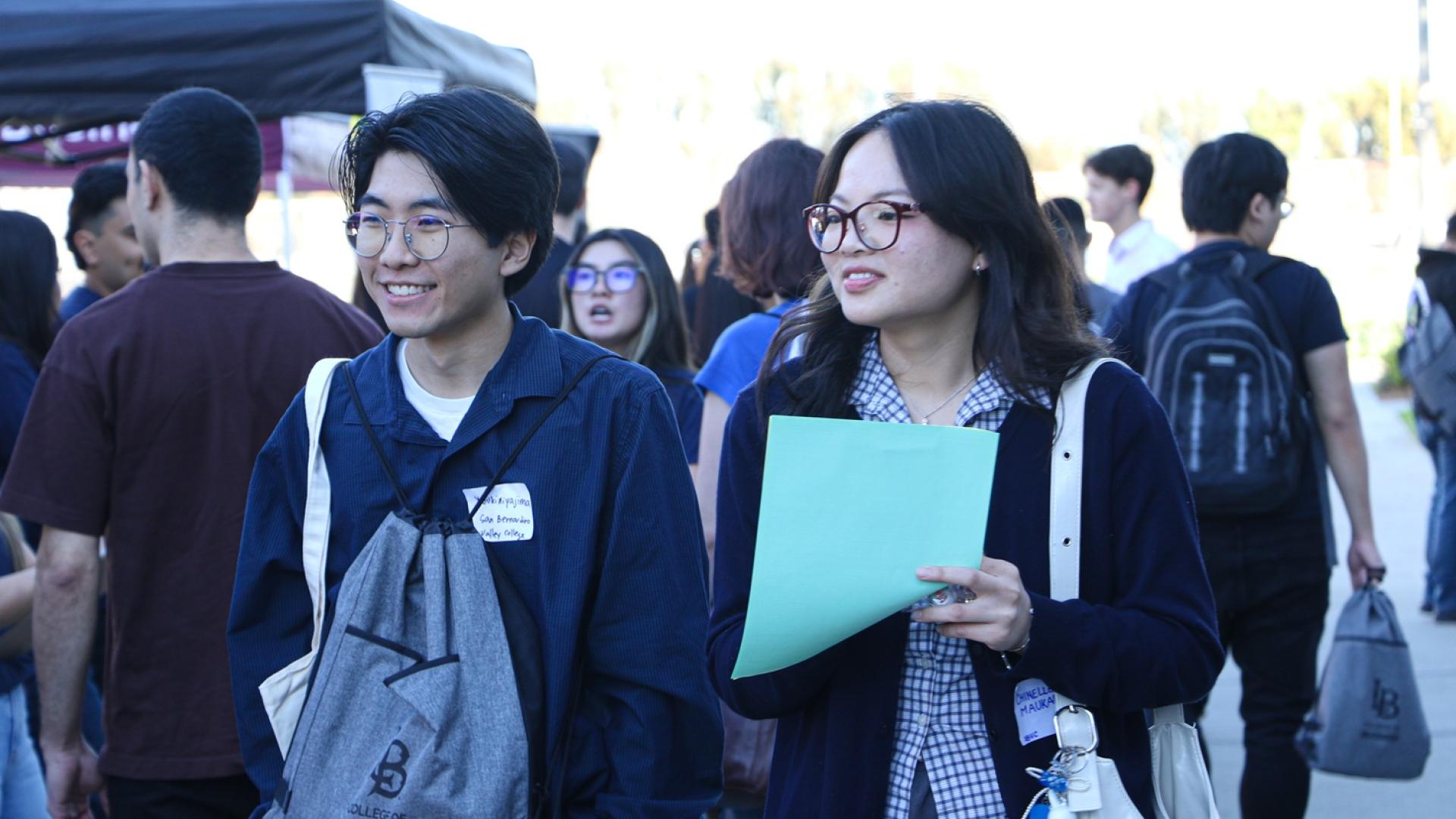 COB CSS get down to business 2026 Spring Students Walking at EVENT