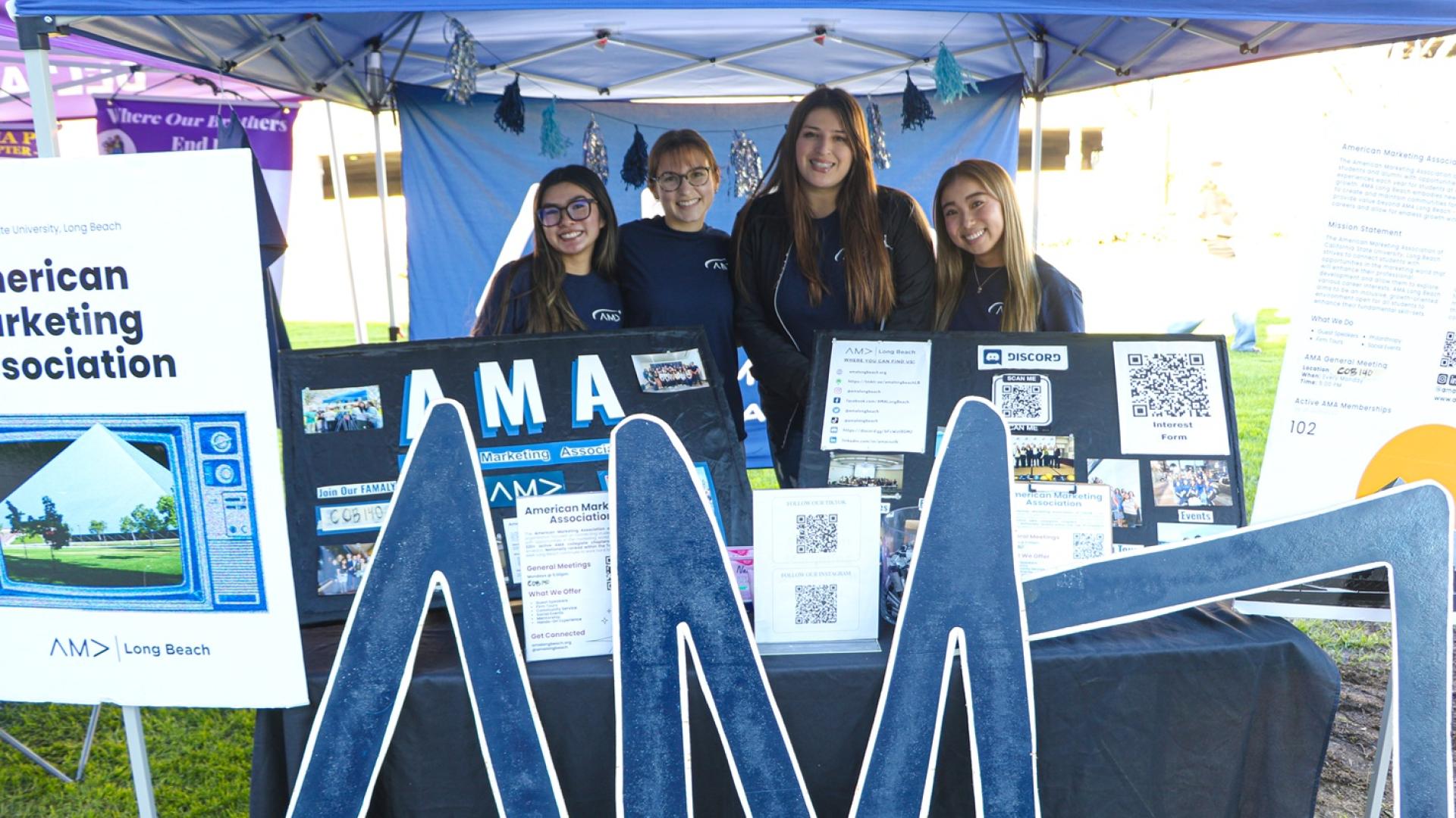 COB CSS get down to business 2026 Spring AMA event table with students