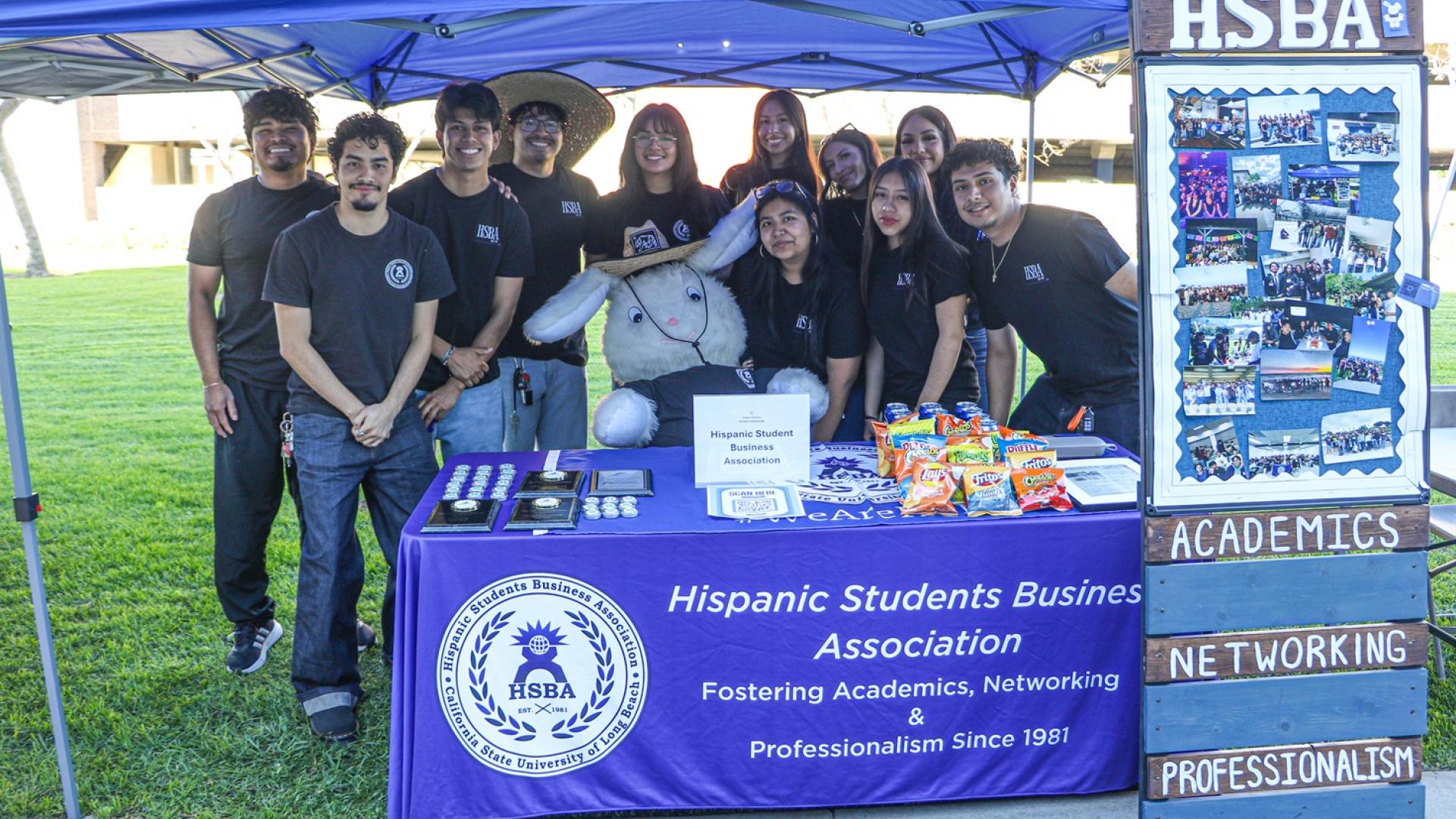 COB CSS get down to business 2026 Spring Event table in purple with students