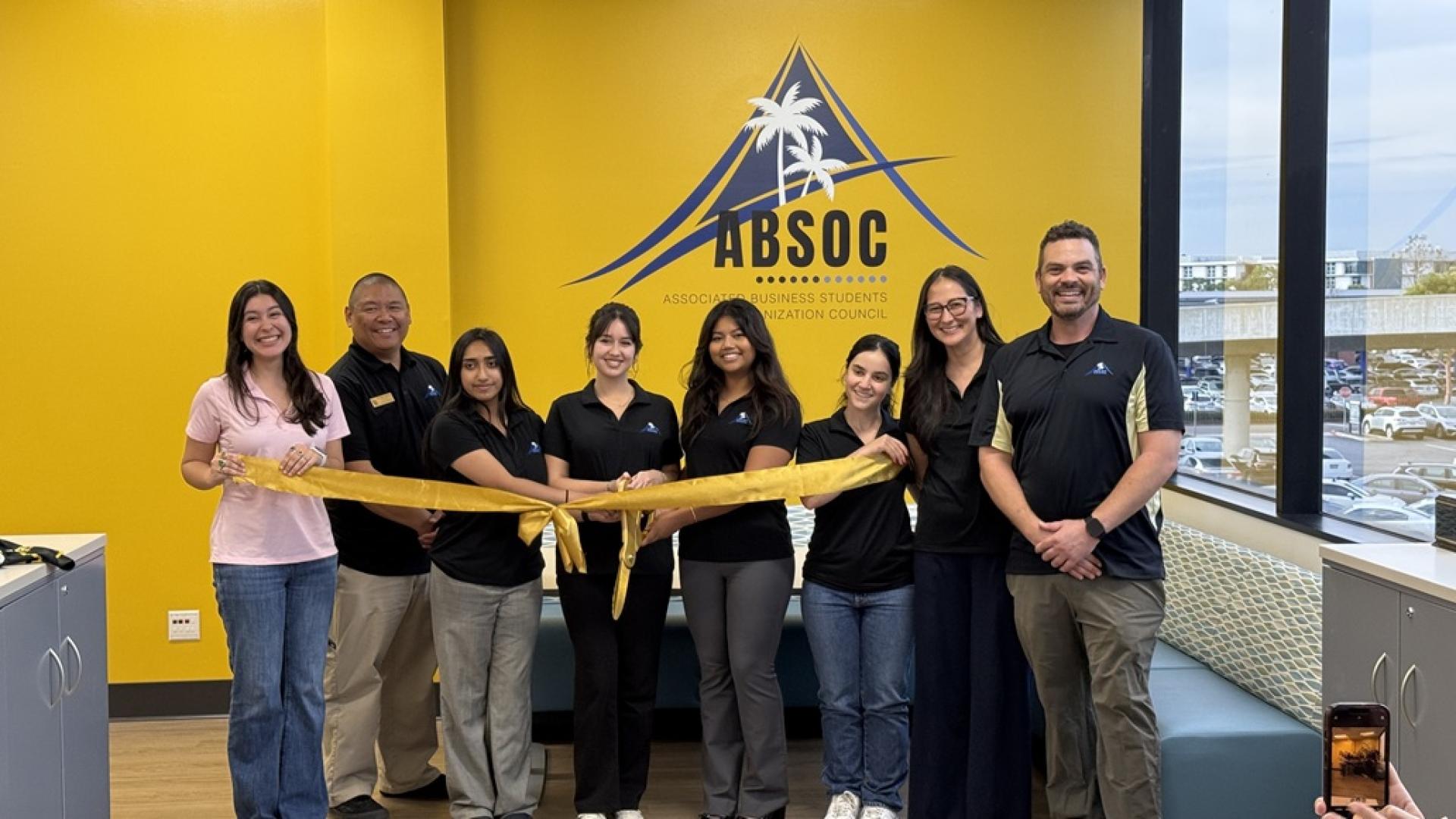 Ribbon Cutting Absoc room