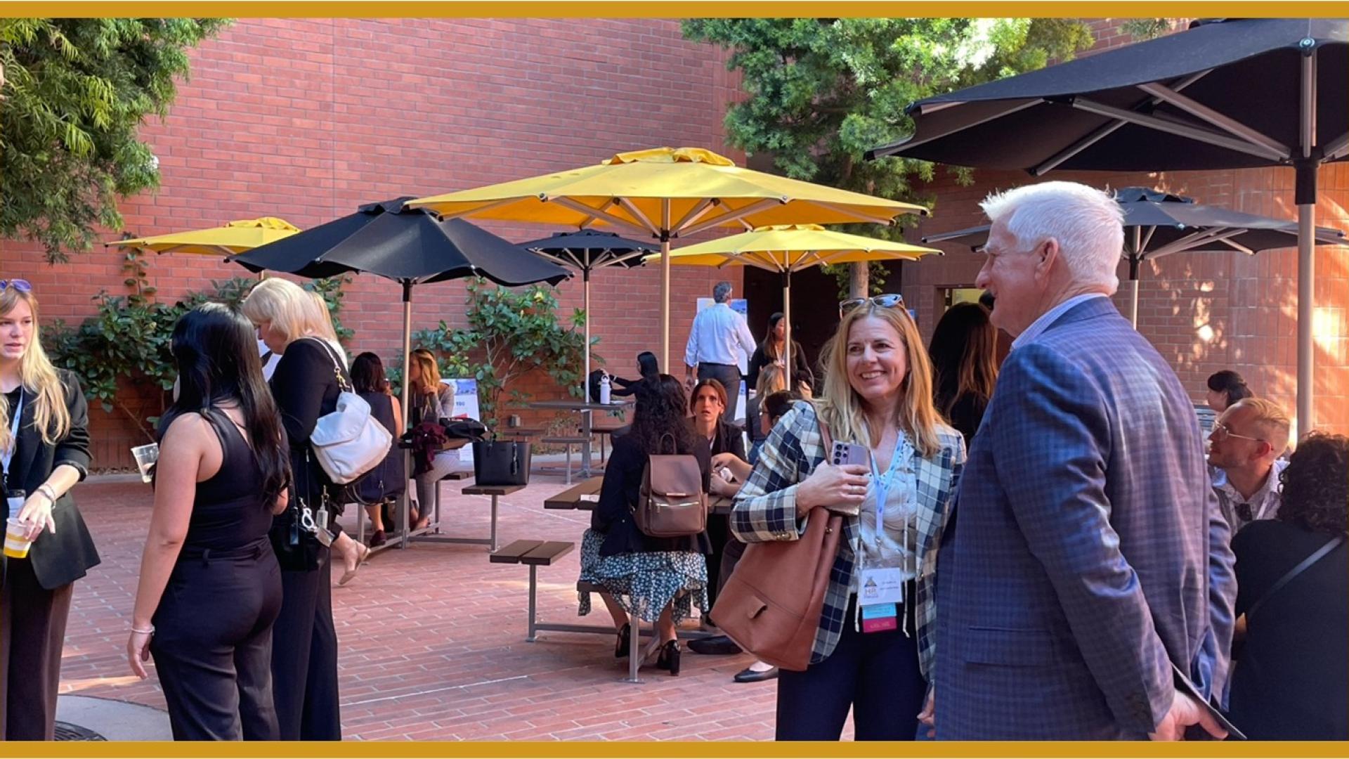 HR Symposium attendees lunch