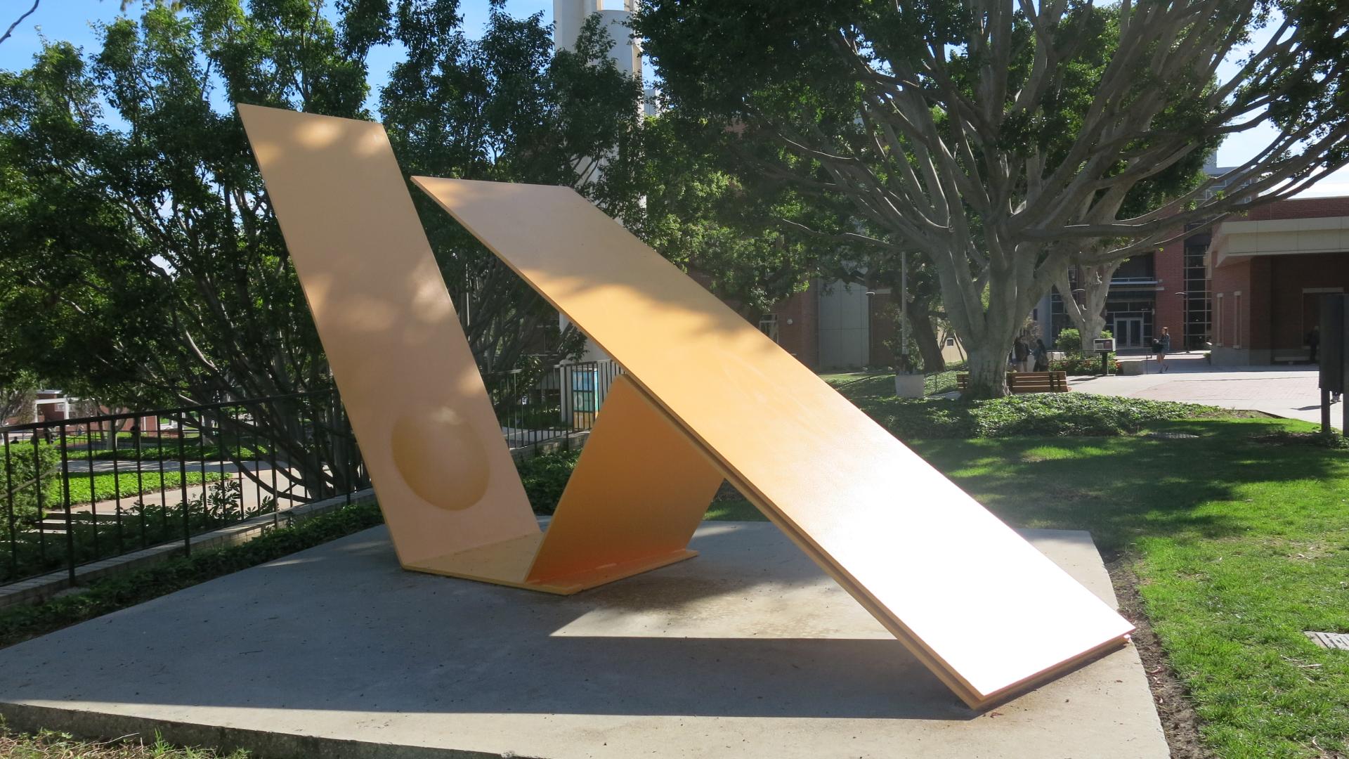 Outdoor sculpture by artist Murray