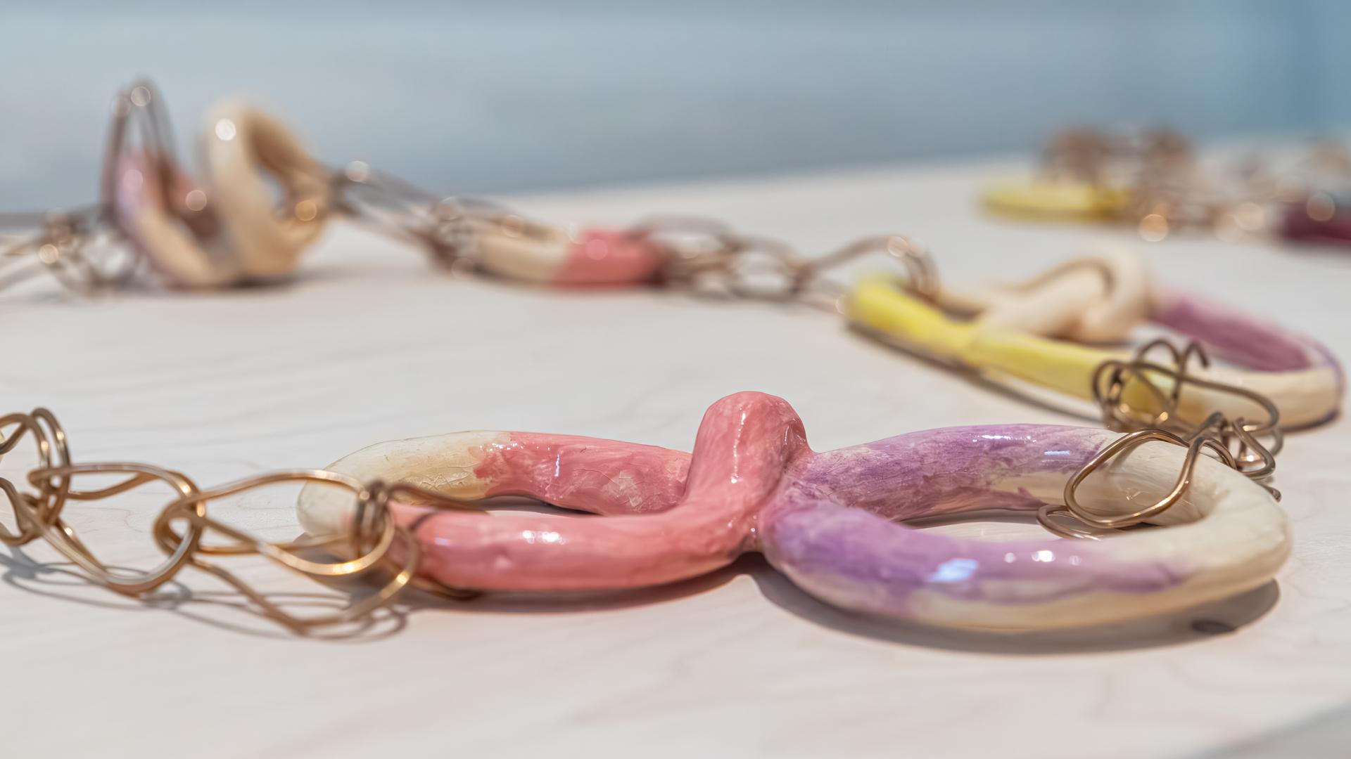 A jewelry art pieces by artist Jillian Thompson 