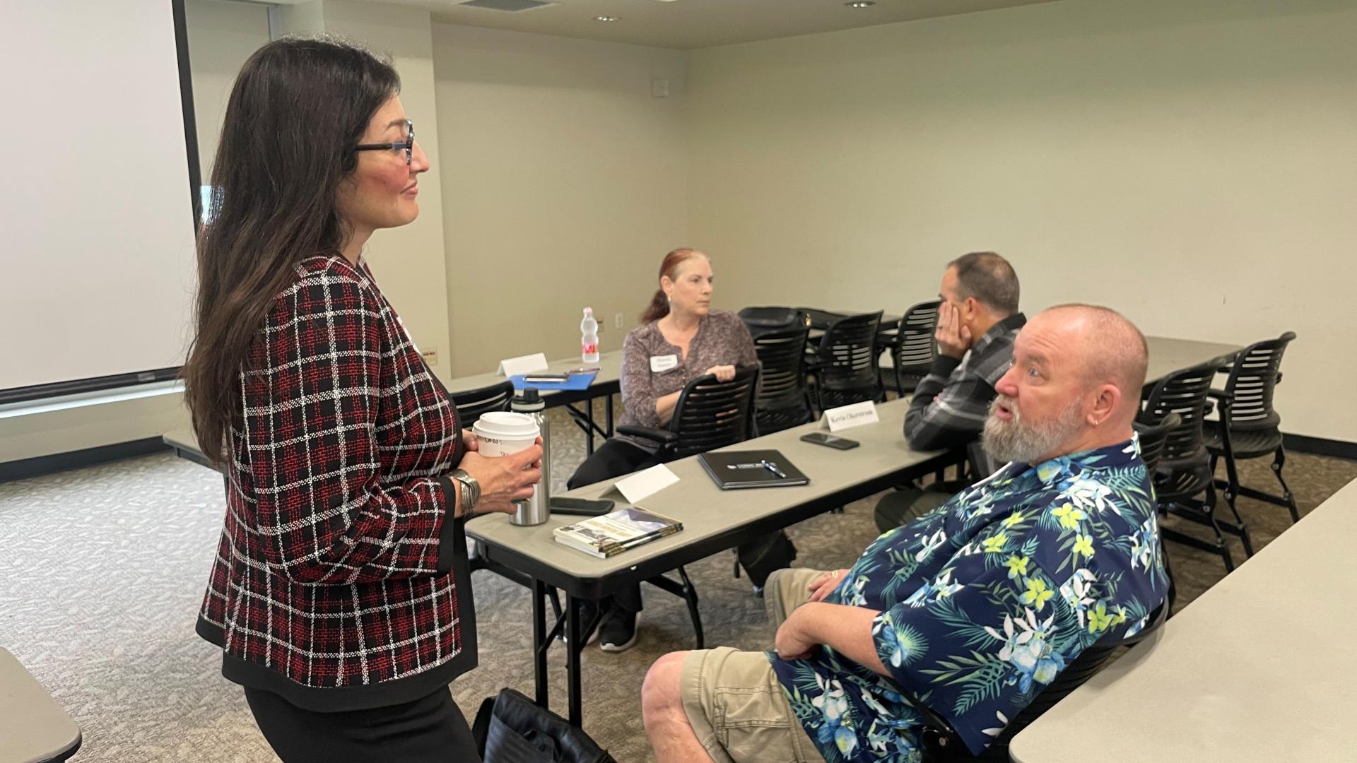GBP Advisory Board members talking at Spring 2026 GBP Annual Strategic Planning Meeting
